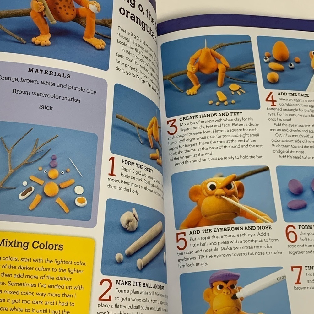 Crazy Clay Creatures by Maureen Carlson Paperback Book - Picture 8 of 11